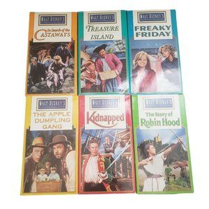Walt Disney's Studio Film Collect VHS Freaky Friday Treasure Island Kidnapped